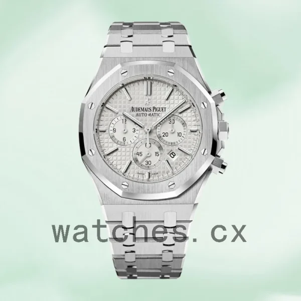 Audemars Piguet Royal Oak 41mm Men's 26320ST.OO.1220ST.02 Automatic White Dial - Image 2