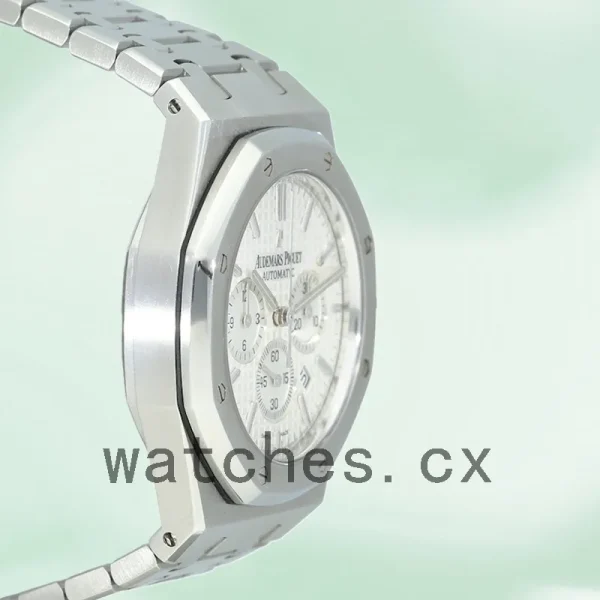 Audemars Piguet Royal Oak 41mm Men's 26320ST.OO.1220ST.02 Automatic White Dial - Image 3