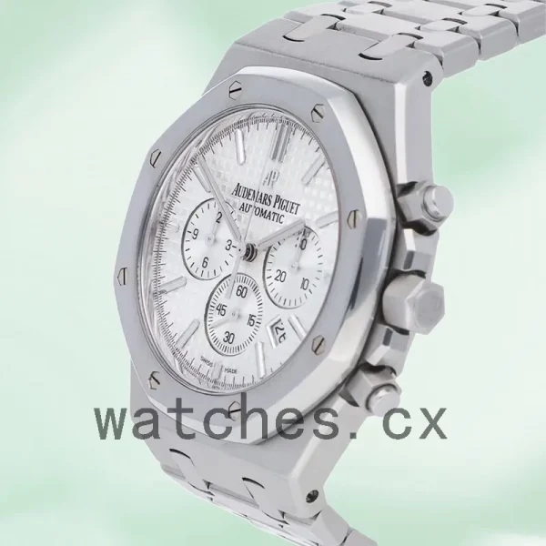 Audemars Piguet Royal Oak 41mm Men's 26320ST.OO.1220ST.02 Automatic White Dial - Image 4