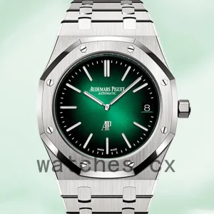 Audemars Piguet Royal Oak 15202PT.OO.1240PT.01 Men's 39mm Silver-tone