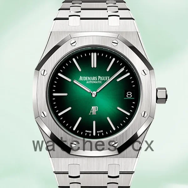 Audemars Piguet Royal Oak 15202PT.OO.1240PT.01 Men's 39mm Silver-tone