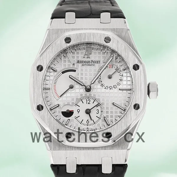 Audemars Piguet Royal Oak 41mm 26120ST.OO.1220ST.01-L Men's Automatic Leather Strap