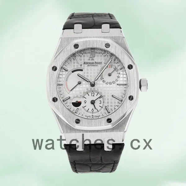 Audemars Piguet Royal Oak 41mm 26120ST.OO.1220ST.01-L Men's Automatic Leather Strap - Image 2