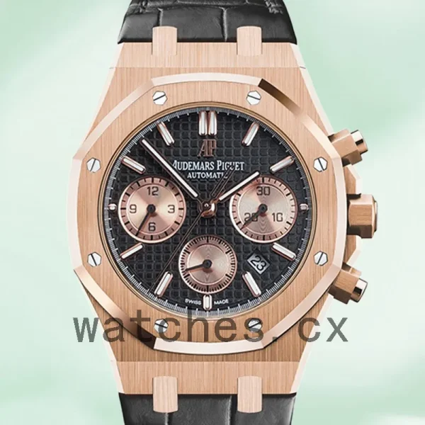 Audemars Piguet Royal Oak 41mm 26331OR.OO.D315CR.01-001 Men's Leather Strap Automatic