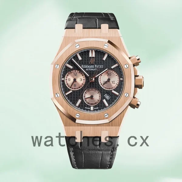 Audemars Piguet Royal Oak 41mm 26331OR.OO.D315CR.01-001 Men's Leather Strap Automatic - Image 2