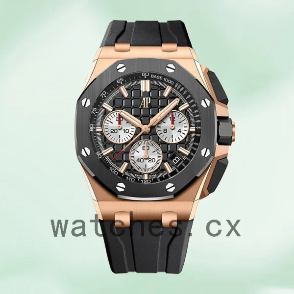 Audemars Piguet Royal Oak Offshore 43mm Men's 26420RO.OO.A002CA.01 Rubber Band Rose Gold-tone - Image 2