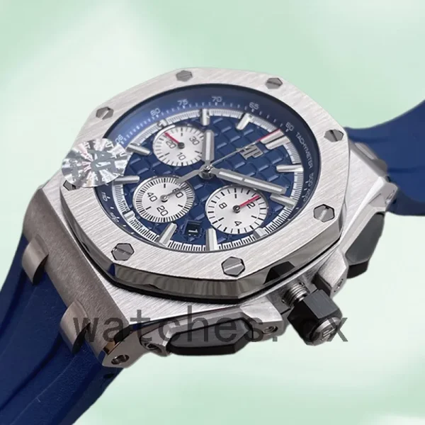 Audemars Piguet Royal Oak Offshore 43mm 26420TI.OO.A027CA.01 Men's Blue Dial Automatic - Image 3