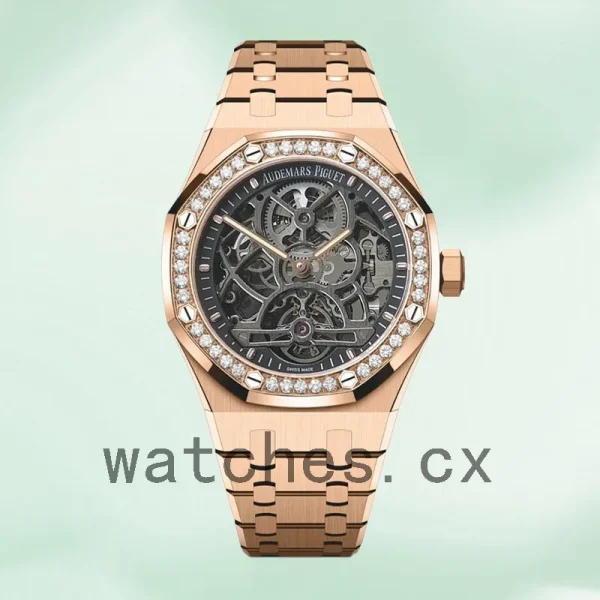 Audemars Piguet Royal Oak Men's 41mm 26518OR.OO.1220OR.01-001 Rose Gold-tone Transparent Dial - Image 5