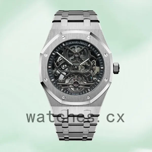 Audemars Piguet Royal Oak 41mm Men's 26518ST.OO.1220ST.01-001 Transparent Dial Silver-tone - Image 2