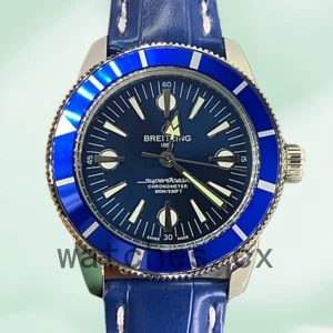 Breitling Superocean Heritage Men's 46mm A10370161C1X1 Leather Strap Silver-tone