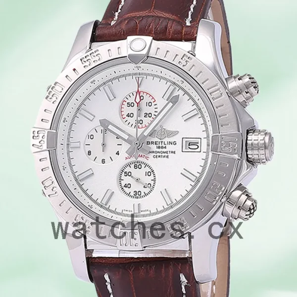 Breitling Avenger 46mm A1337111.G779 Men's Leather Strap