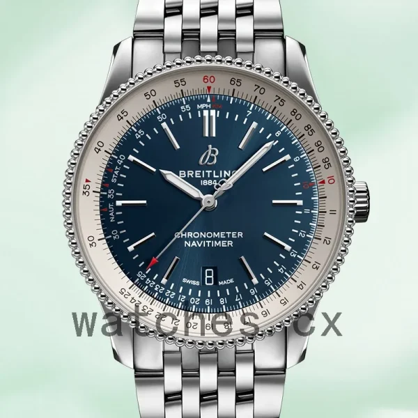 Breitling Navitimer 46mm Men's A17326211C1A1 Silver-tone Automatic