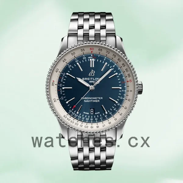 Breitling Navitimer 46mm Men's A17326211C1A1 Silver-tone Automatic - Image 2