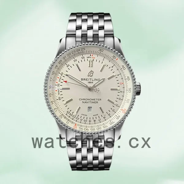 Breitling Navitimer A17326211G1A2-001 46mm Men's Bracelet Silver-tone - Image 2