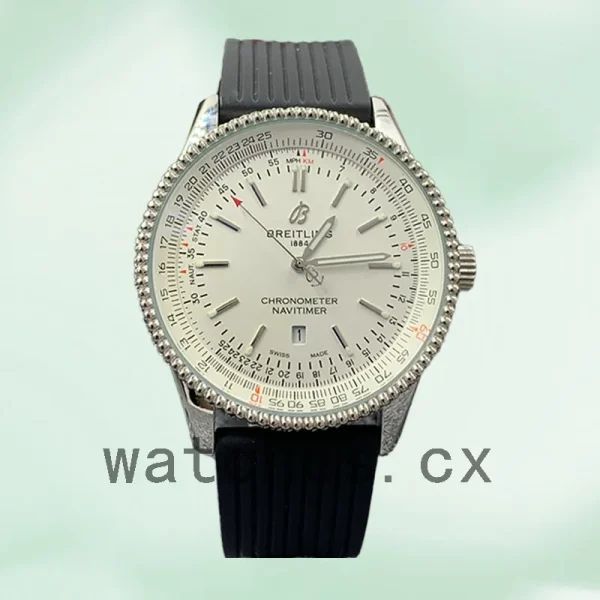 Breitling Navitimer A17326211G1P1-002 46mm Men's White Dial - Image 2