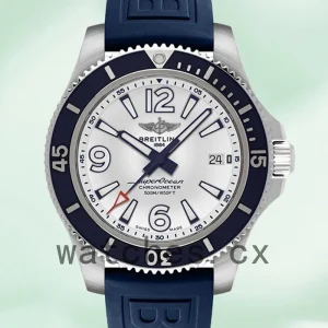 Breitling Superocean A17366D81A1S1 Men's 46mm Rubber Band