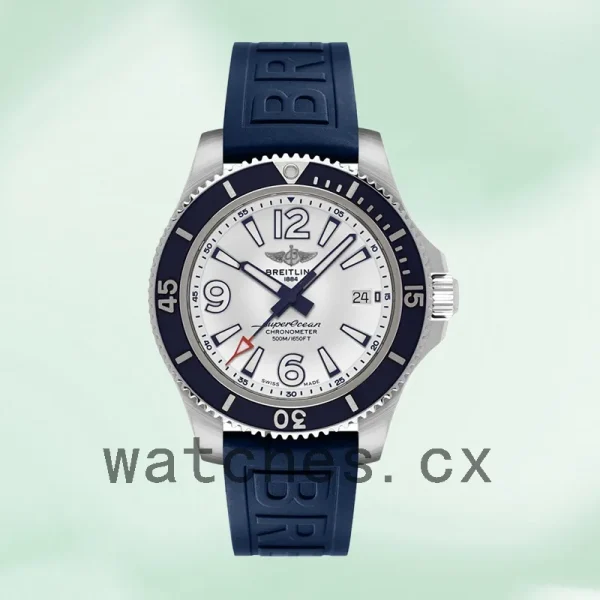 Breitling Superocean A17366D81A1S1 Men's 46mm Rubber Band - Image 2