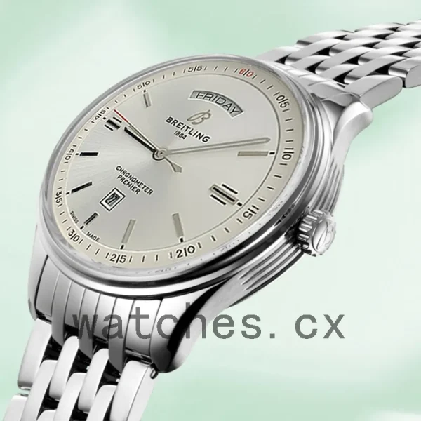 Breitling Premier A45340211G1X4-001 46mm Men's Silver-tone White Dial - Image 3
