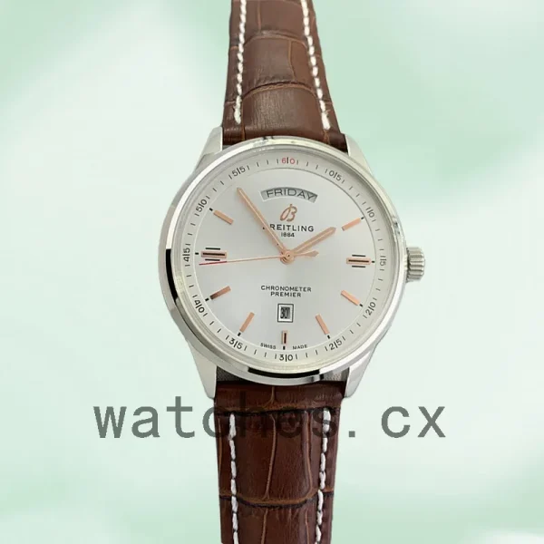 Breitling Premier A45340211G1X4-002 46mm Men's White Dial Silver-tone - Image 2