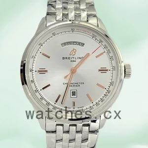 Breitling Premier A45340211G1X4-003 Men's 46mm Automatic Silver-tone