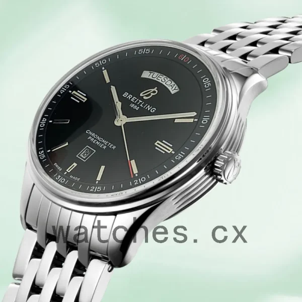 Breitling Premier A45340241B1X3-001 46mm Men's Silver-tone Black Dial - Image 3