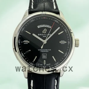 Breitling Premier 46mm Men's A45340241B1X3 Automatic Silver-tone