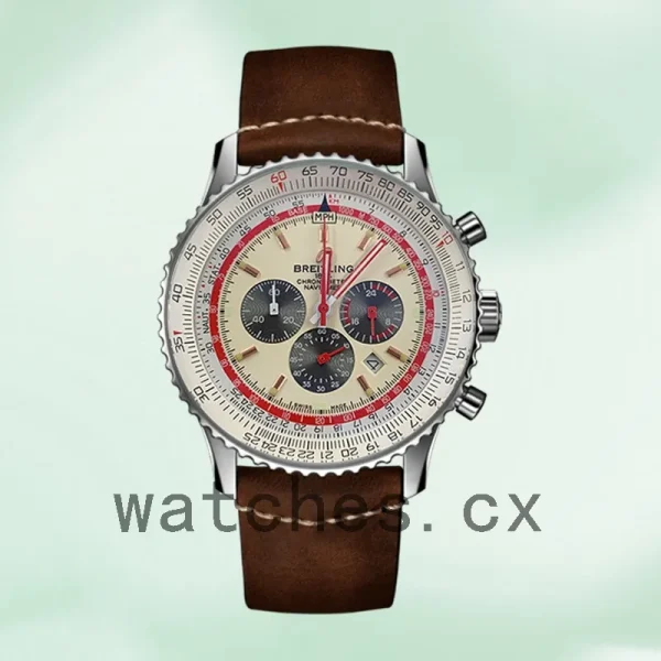 Breitling Navitimer Men's 46mm AB01219A1G1X1 Quartz/Automatic White Dial - Image 2