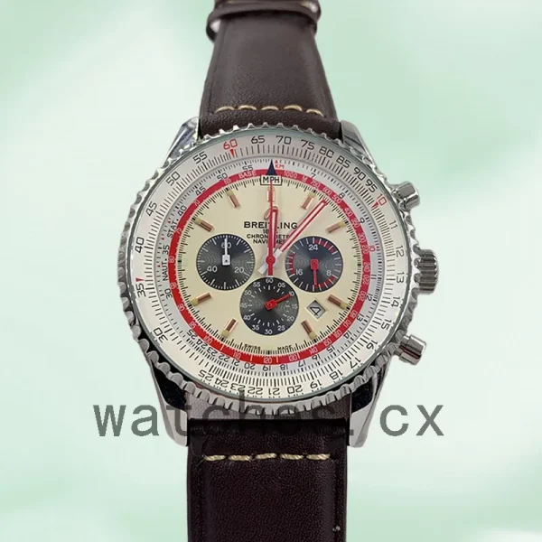Breitling Navitimer Men's 46mm AB01219A1G1X1 Quartz/Automatic White Dial - Image 3