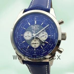Breitling Transocean AB0510U4-001 Men's 46mm Blue Dial