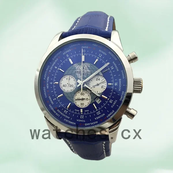 Breitling Transocean AB0510U4-001 Men's 46mm Blue Dial - Image 2
