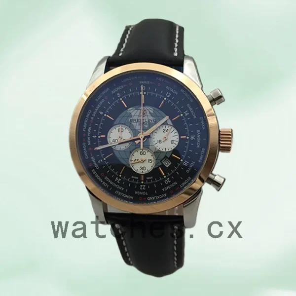 Breitling Transocean 46mm AB0510U4.BB62-001 Men's Quartz/Automatic Leather Strap - Image 2
