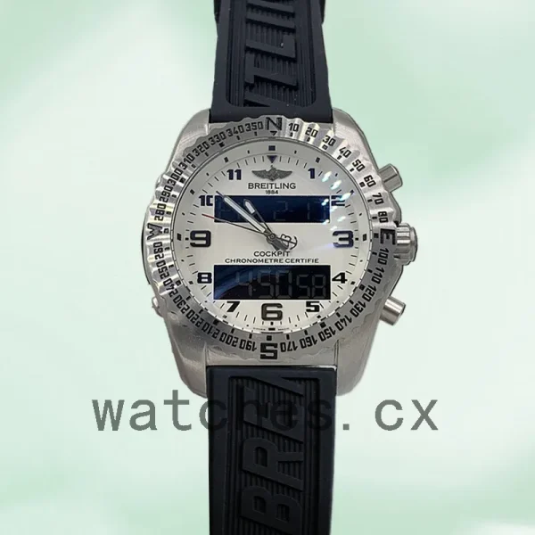 Breitling Professional 46mm EB5010-001 Men's Quartz White Dial - Image 2