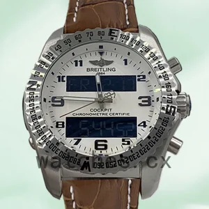 Breitling Professional Men's EB5010-002 46mm White Dial Silver-tone