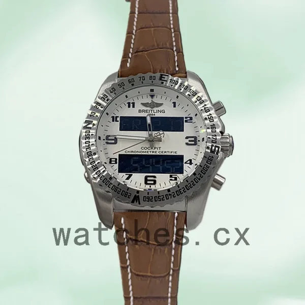 Breitling Professional Men's EB5010-002 46mm White Dial Silver-tone - Image 2