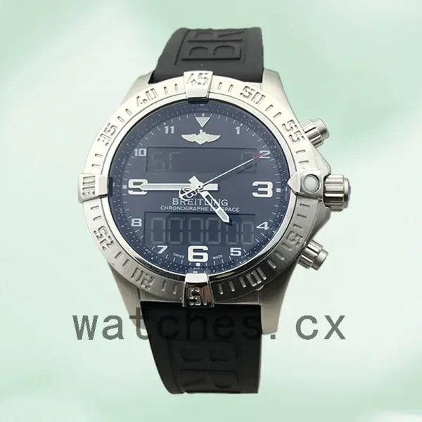 Breitling Exospace EB5510H1-001 Men's 46mm Black Dial Silver-tone - Image 2