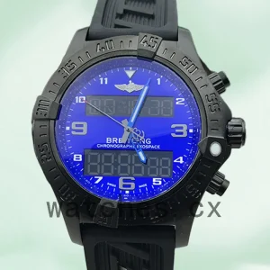 Breitling Exospace ExospaceB55-008 46mm Men's Blue Dial Rubber Band