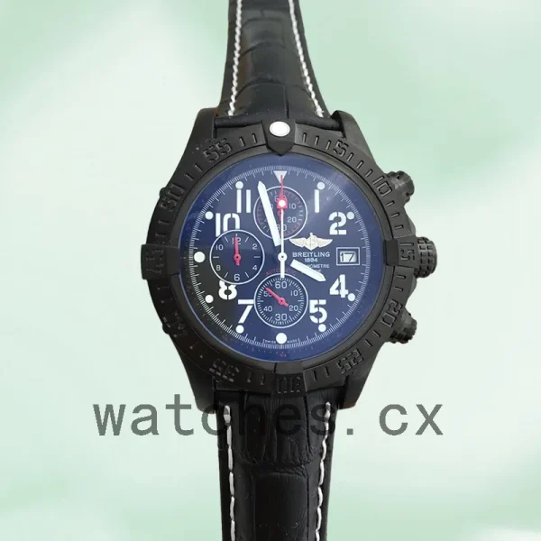 Breitling Avenger 46mm Men's M13370 Quartz/Automatic Black Dial - Image 2