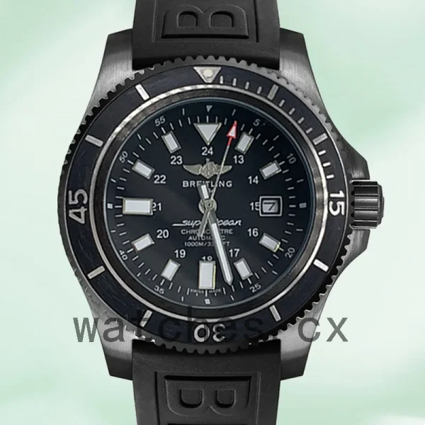 Breitling Superocean 46mm Men's M1739313 Black Dial Automatic