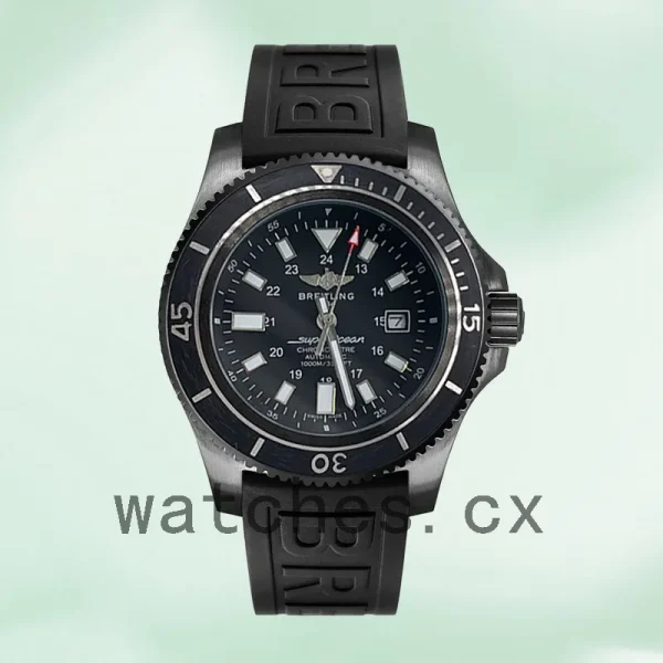 Breitling Superocean 46mm Men's M1739313 Black Dial Automatic - Image 2