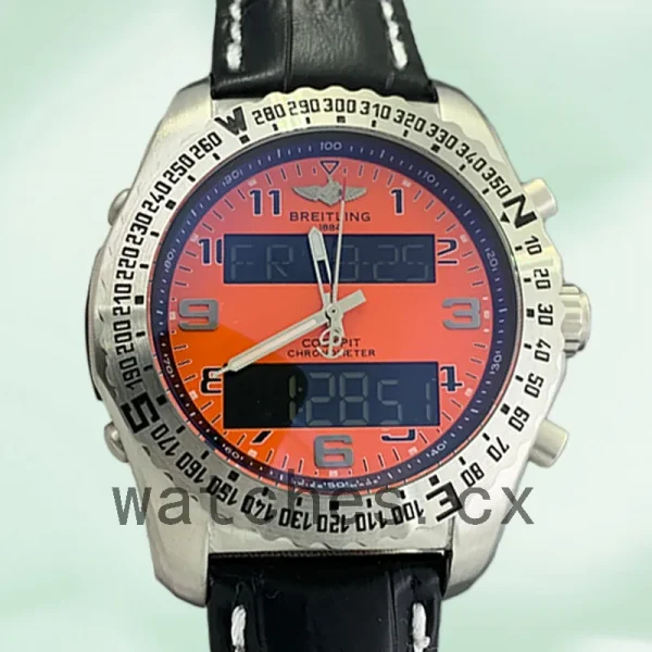 Breitling Professional Men's ProfessionalOAL-002 46mm Leather Strap