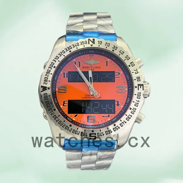 Breitling Professional 46mm Men's ProfessionalOAL-003 Orange Dial Silver-tone - Image 2