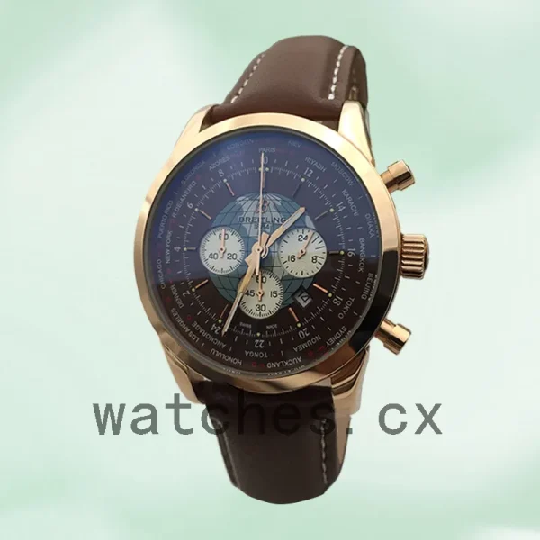 Breitling Transocean RB0510U4 46mm Men's Quartz/Automatic Brown Dial - Image 2