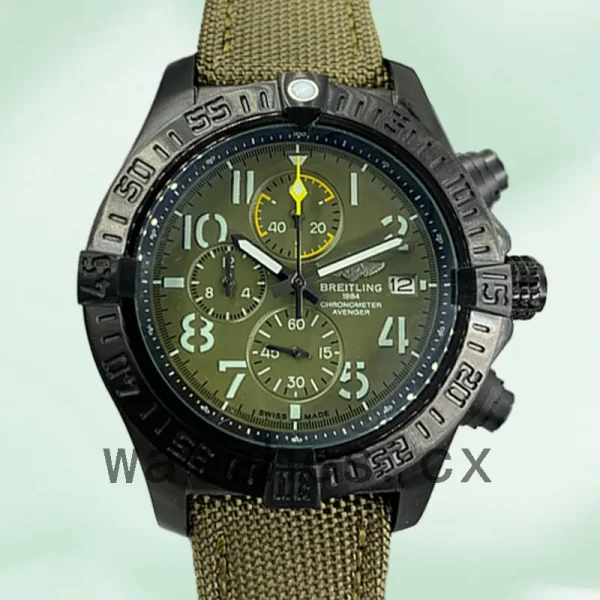 Breitling Avenger Men's V13317101L1X2 46mm Green Dial Quartz/Automatic