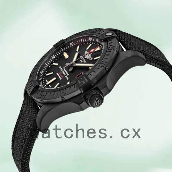 Breitling Avenger Men's 46mm V17311101B1W1 Strap Black-tone - Image 3