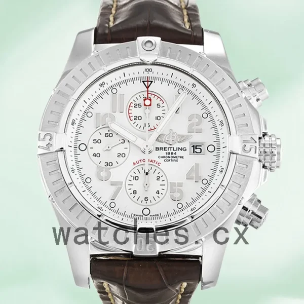 Breitling Avenger A13370 46mm Men's Leather Strap