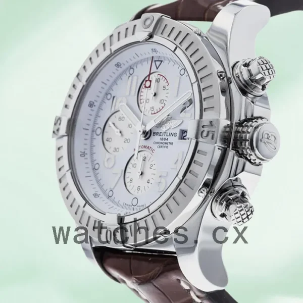 Breitling Avenger A13370 46mm Men's Leather Strap - Image 3