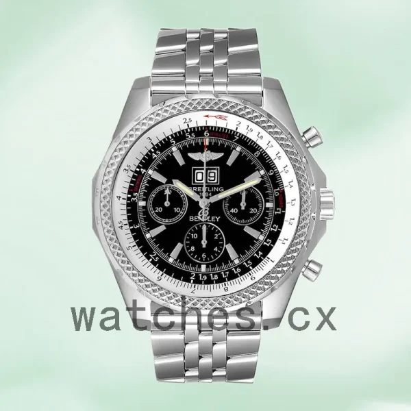 Breitling Bentley Men's A4436212.B728 46mm Bracelet Silver-tone - Image 2