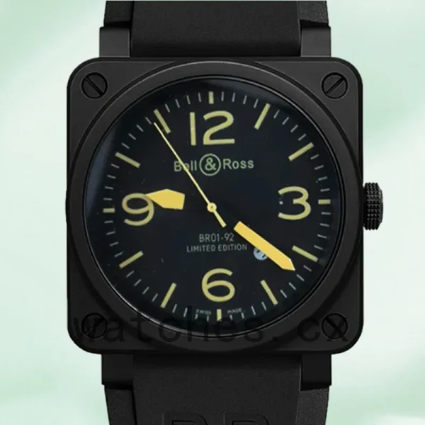 Bell&Ross Instruments Men's BR01-92 42mm Black Dial Automatic