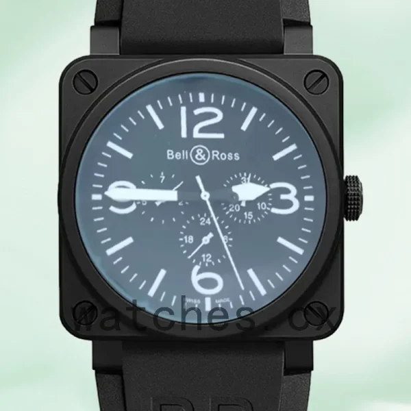 Bell&Ross Instruments BR01-94 Automatic 46mm Black Dial Men's