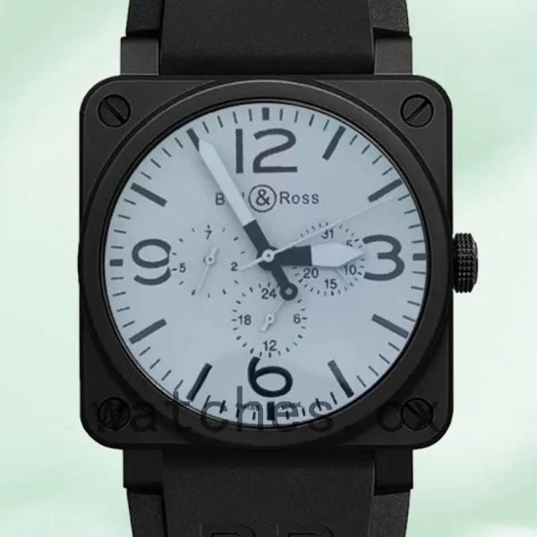 Bell&Ross Instruments Men's BR01-94 46mm Automatic Black Dial